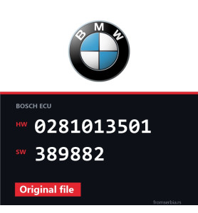 BMW E81-E87 0281013501 389882 original ECU file