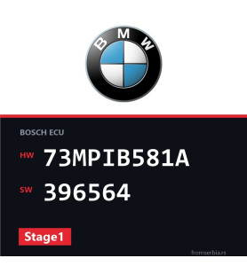 BMW E81-E87 73MPIB581A 396564 Stage1 tuning file