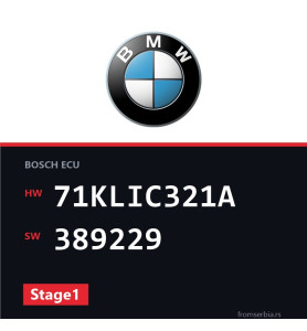 BMW E81-E87 71KLIC321A 389229 Stage1 tuning file