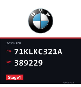 BMW E81-E87 71KLKC321A 389229 Stage1 tuning file