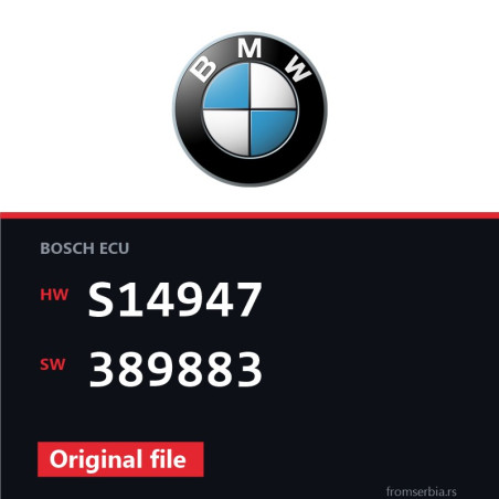 BMW E90-E91 S14947 389883 original ECU file