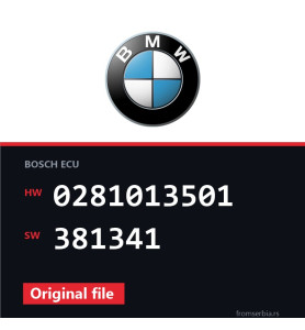 BMW E90-E91 0281013501 381341 original ECU file