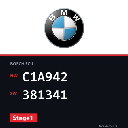 BMW E90-E91 C1A942 381341 Stage1 tuning file