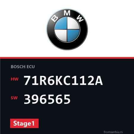 BMW E90-E91 71R6KC112A 396565 Stage1 tuning file