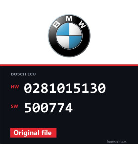 BMW E90-E91 0281015130 500774 original ECU file