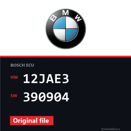 BMW E90-E91 12JAE3 390904 original ECU file