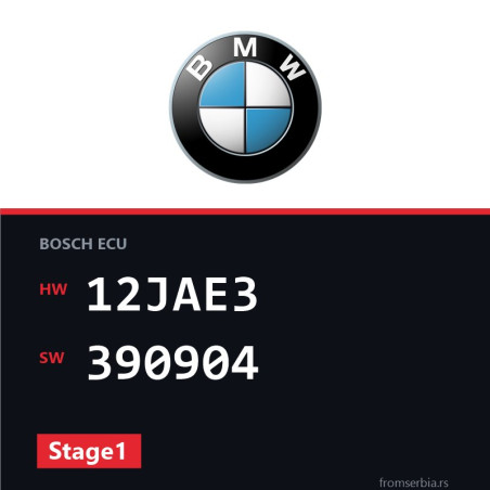 BMW E90-E91 12JAE3 390904 Stage1 tuning file