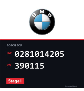 BMW E90-E91 0281014205 390115 Stage1 tuning file