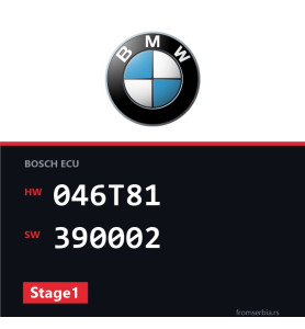 BMW E90-E91 046T81 390002 Stage1 tuning file