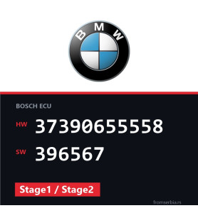 BMW E90-E91- 37390655558 396567 Stage1 / Stage2 tuning file
