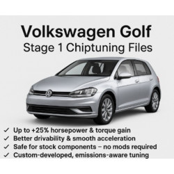 Volkswagen Golf Stage 1 Tuning File | Safe ECU Power Upgrade