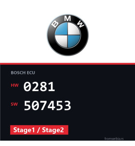 BMW E90-E91- 0281 507453 Stage1 / Stage2 tuning file
