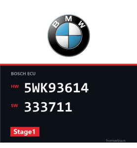 BMW E90-E91- 5WK93614 333711 Stage1 tuning file