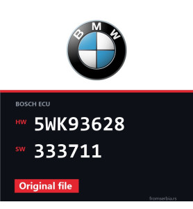 BMW E90-E91- 5WK93628 333711 original ECU file