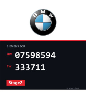 BMW E90-E91- 07598594 333711 Stage2 tuning file