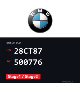 BMW E60-E61 28CT87 500776 Stage1 / Stage2 tuning file
