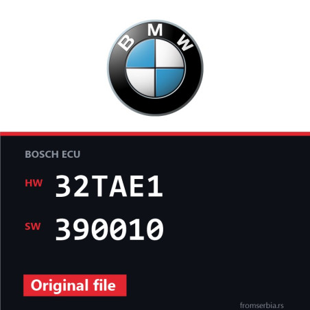 BMW E60-E61 32TAE1 390010 original ECU file