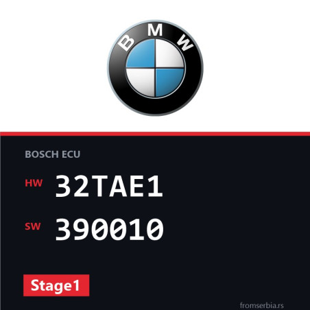 BMW E60-E61 32TAE1 390010 Stage1 tuning file