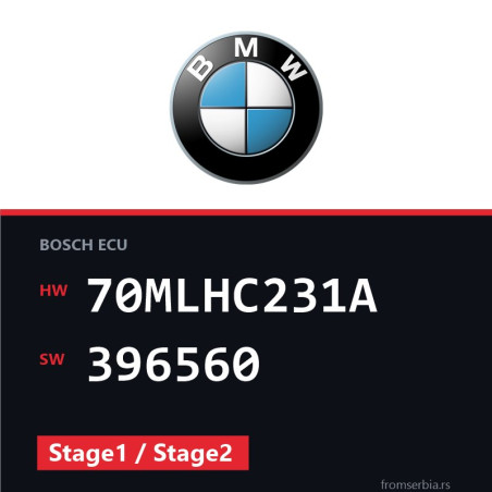 BMW E60-E61 70MLHC231A 396560 Stage1 / Stage2 tuning file