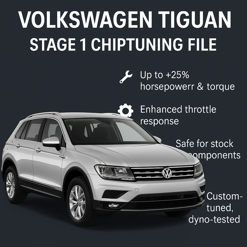 Volkswagen Tiguan Stage 1 Tuning File | ECU Power Upgrade