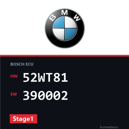 BMW E60-E61 52WT81 390002 Stage1 tuning file