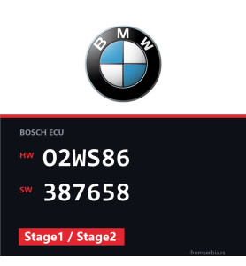 BMW E60-E61 O2WS86 387658 Stage1 / Stage2 tuning file