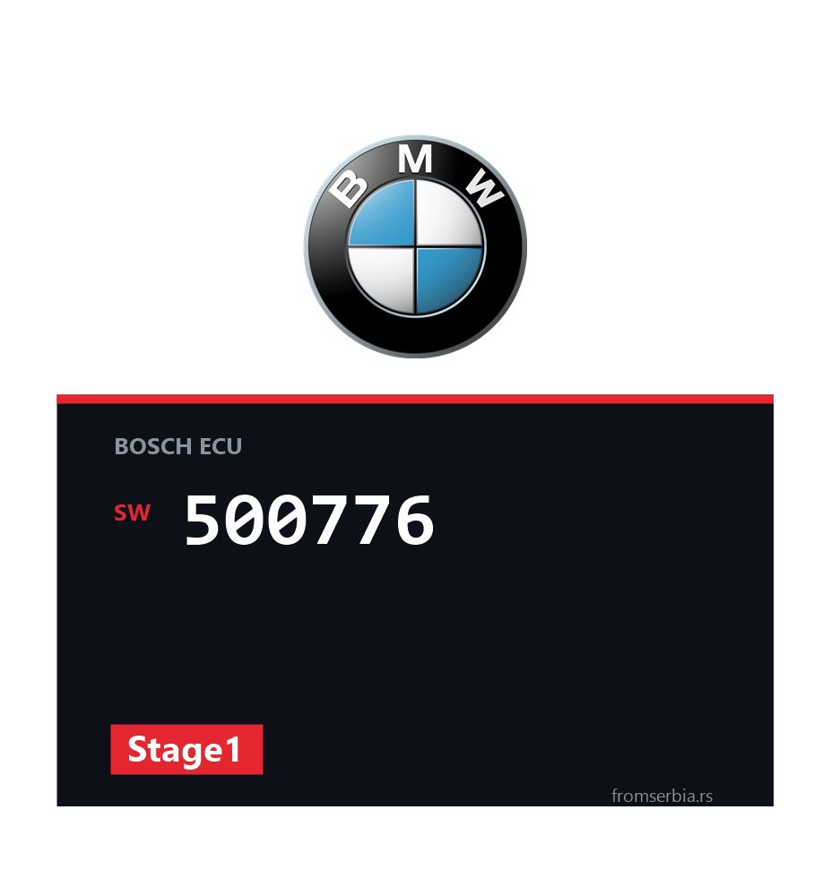 BMW E71 500776 Stage1 tuning file