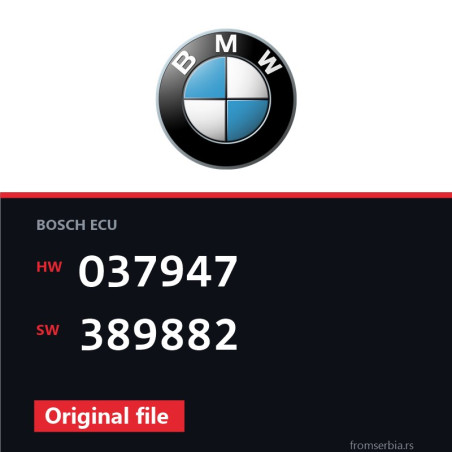 BMW E81-E87 O37947 389882 original ECU file