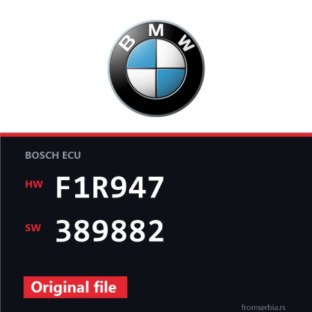 BMW E81-E87 F1R947 389882 original ECU file