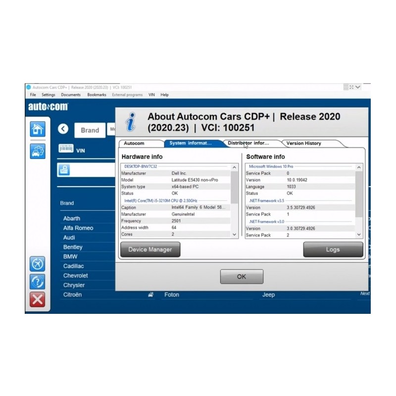Autocom Diagnostic Device 2021.11 Software Version Download and  Installation Process