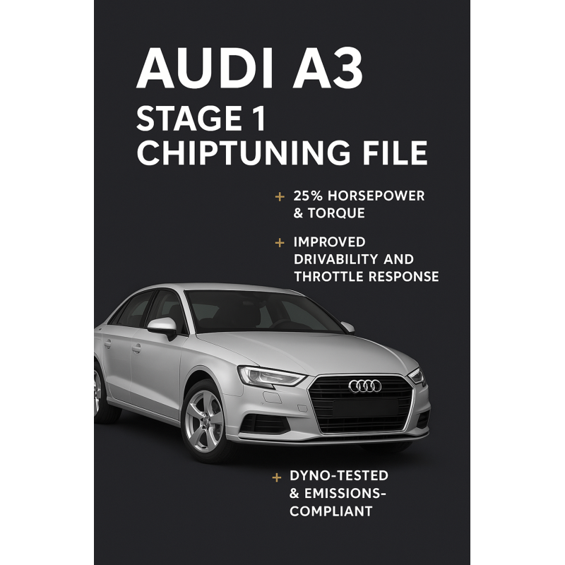 Audi A3 Stage 1 Tuning File | Safe Power ECU Remap