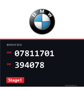 BMW E81-E87 07811701 394078 Stage1 tuning file