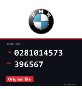 BMW E90-E91- 0281014573 396567 original ECU file