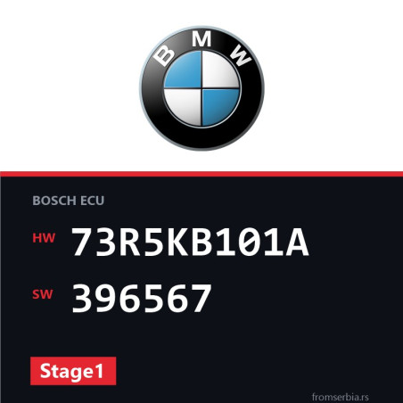 BMW E90-E91- 73R5KB101A 396567 Stage1 tuning file