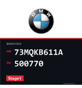 BMW E90-E91- 73MQKB611A 500770 Stage1 tuning file