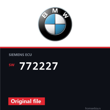 BMW E90-E91- 772227 original ECU file