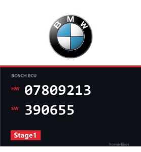 BMW E90-E91- 07809213 390655 Stage1 tuning file