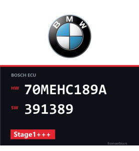 BMW x3 70MEHC189A 391389 Stage1+++ tuning file