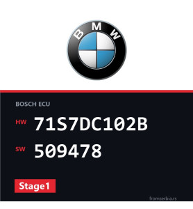 BMW E60-E61 71S7DC102B 509478 Stage1 tuning file
