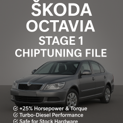 Škoda Octavia 1.6 TDI 77kW Stage 1 Tuning | Siemens 03L906023LR