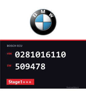 BMW E60-E61 0281016110 509478 Stage1+++ tuning file