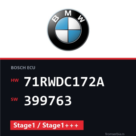 BMW E61 71RWDC172A 399763 Stage1 / Stage1+++ tuning file