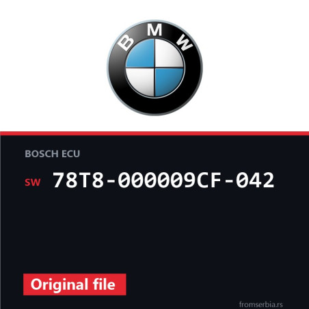 BMW E65 78T8-000009CF-042 original ECU file