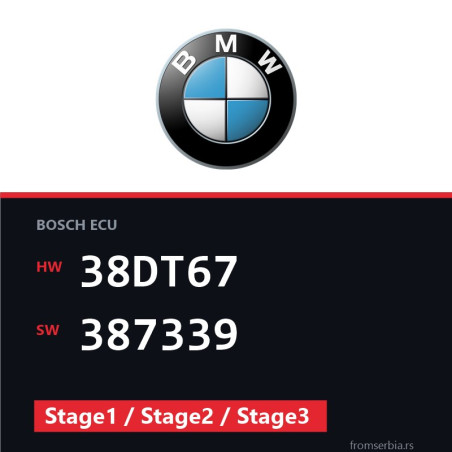 BMW E83 38DT67 387339 Stage1 / Stage2 / Stage3 tuning file
