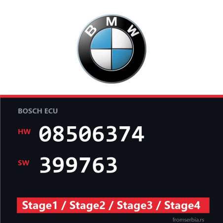 BMW 08506374 399763 Stage1 / Stage2 / Stage3 / Stage4 file