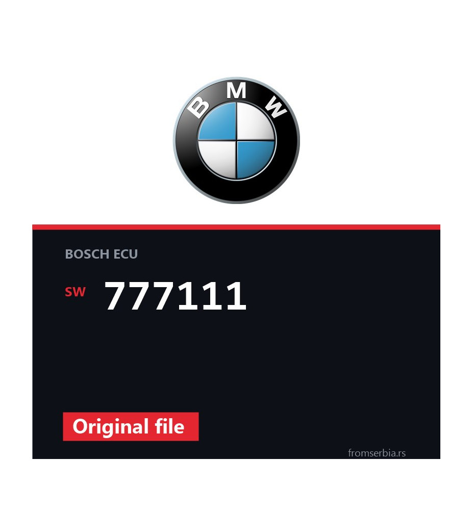 BMW E90-E91 777111 original ECU file