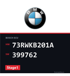 BMW E90-E91- 73RWKB201A 399762 Stage1 tuning file