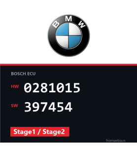 BMW E90-E91- 0281015 397454 Stage1 / Stage2 tuning file