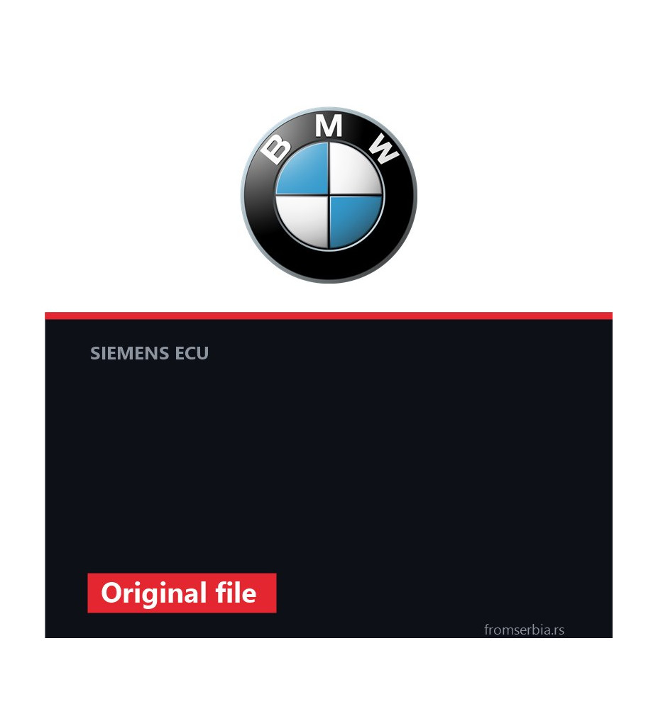 BMW E92 original ECU file