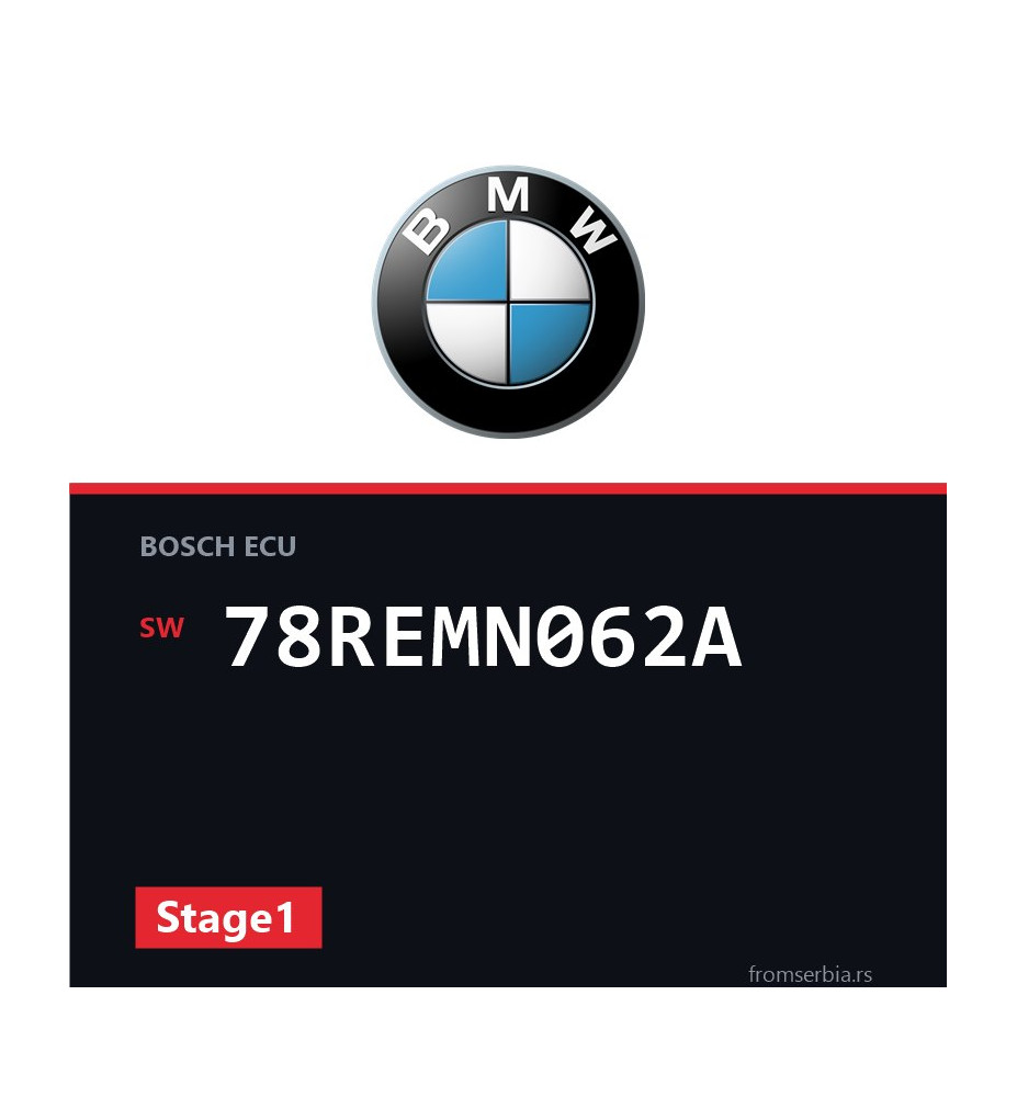 BMW F01 78REMN062A Stage1 tuning file